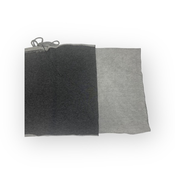 new Hard Tail ★ Float Layer Wrap Mini Skirt ★ Heather Grey ★ Super Soft Cotton ★ - Picture 9 of 16